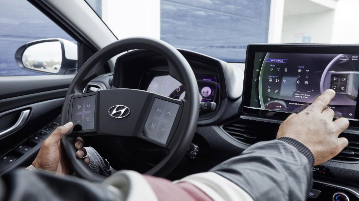 Hyuindai's technology was revisted to see how physical computing uses simple screens that provides a function to the driver. This function is intentional and multipurpose often times when it is near/in the driver's cockpit.